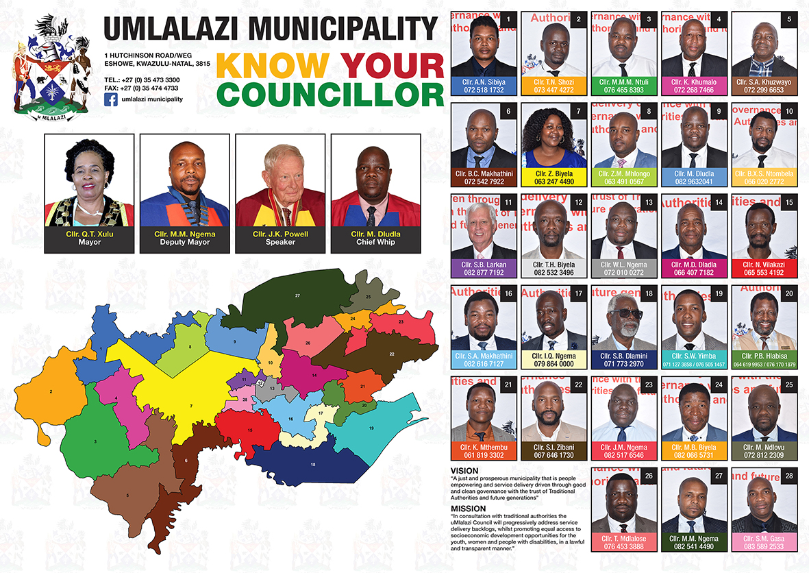 Umlalazi Councillor Poster